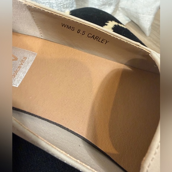 DV by Dolce Vita Carley Loafers Women’s Size 8.5 Beige Faux Leather Slip-On - Picture 3 of 7